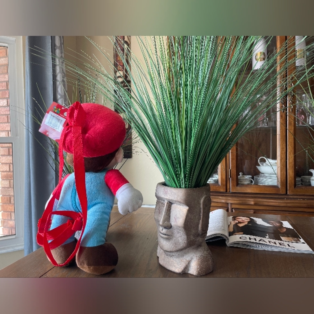 Nintendo Super Mario 🔥 Plush Large 20" Backpack Bag NWT - Picture 8 of 8